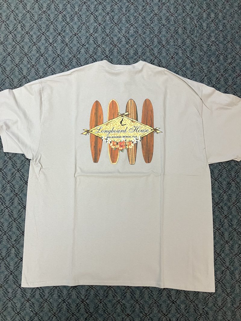 Longboard House Tee - Diamond Hibiscus Sign